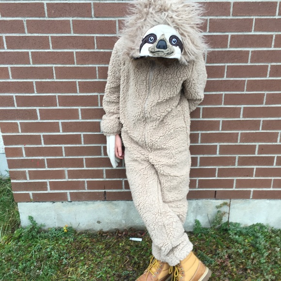 Funzie Onezie Sloth Kids Sz Med 10/12 - Picture 2 of 6